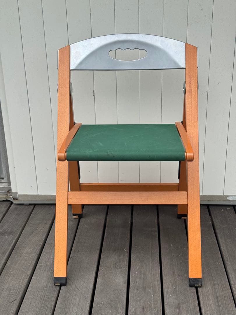 1990's ミッドセンチュリー ポストモダン 折りたたみチェア 2脚セット