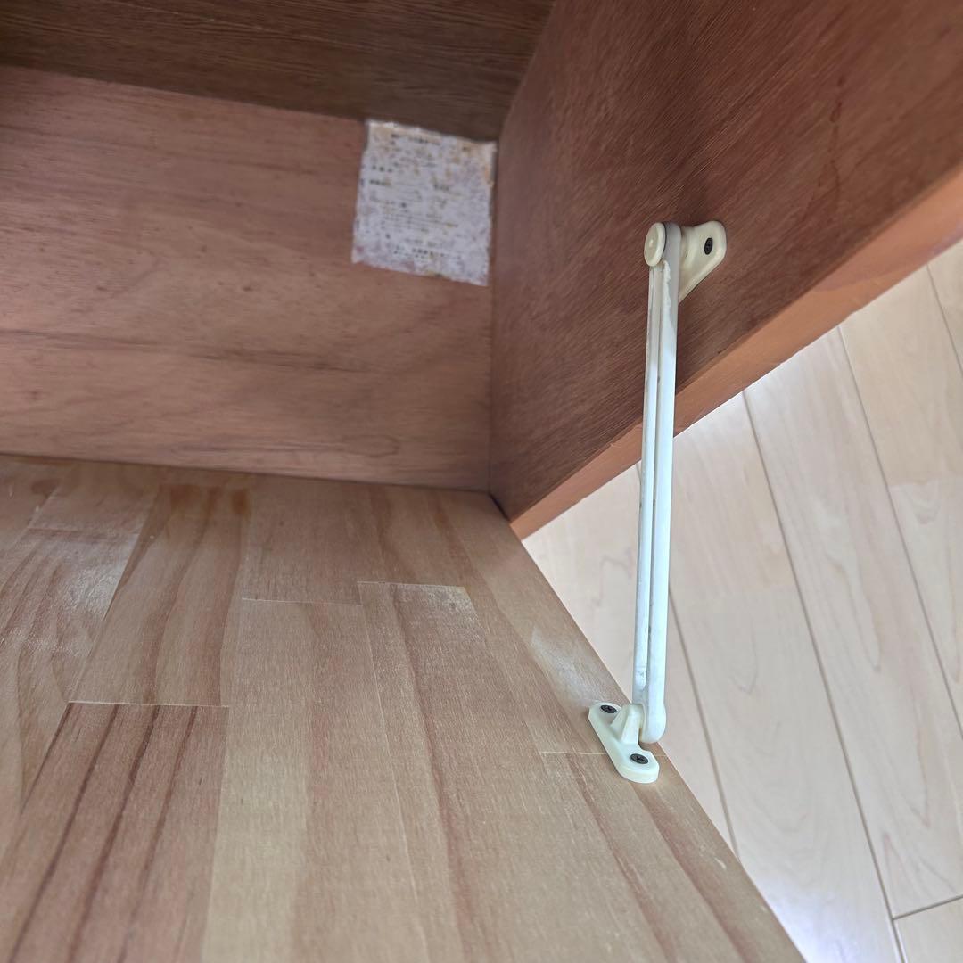 北欧　ダストボックス　パイン集成材　ダスト収納　タイル張り　24ℓバケツ付き