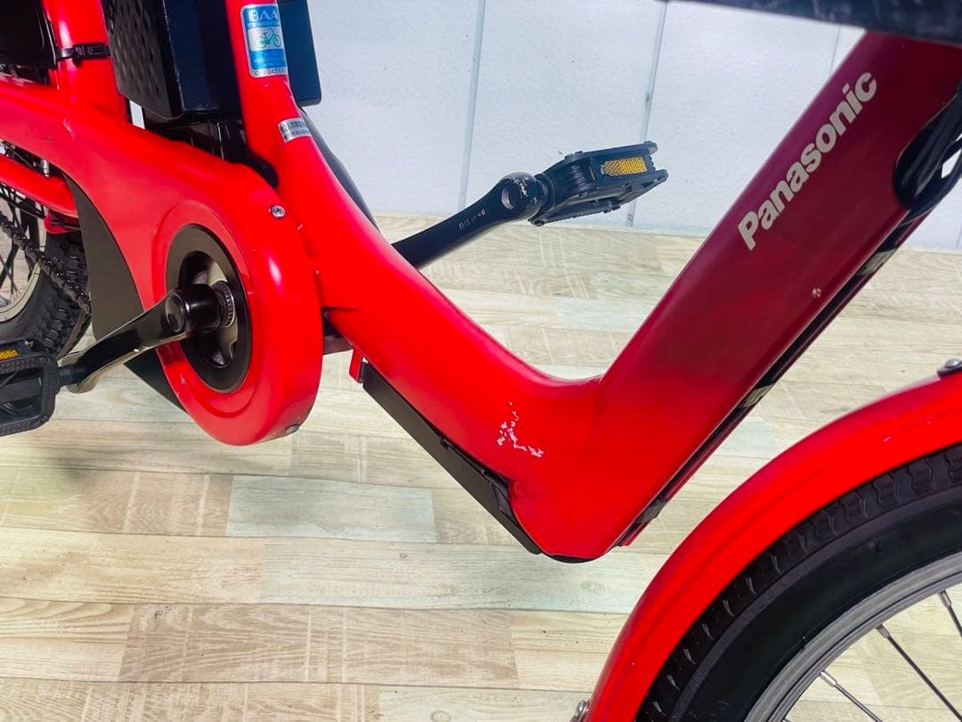 3052パナソニック16アンペア　3人乗り対応子供乗せ　電動アシスト自転車
