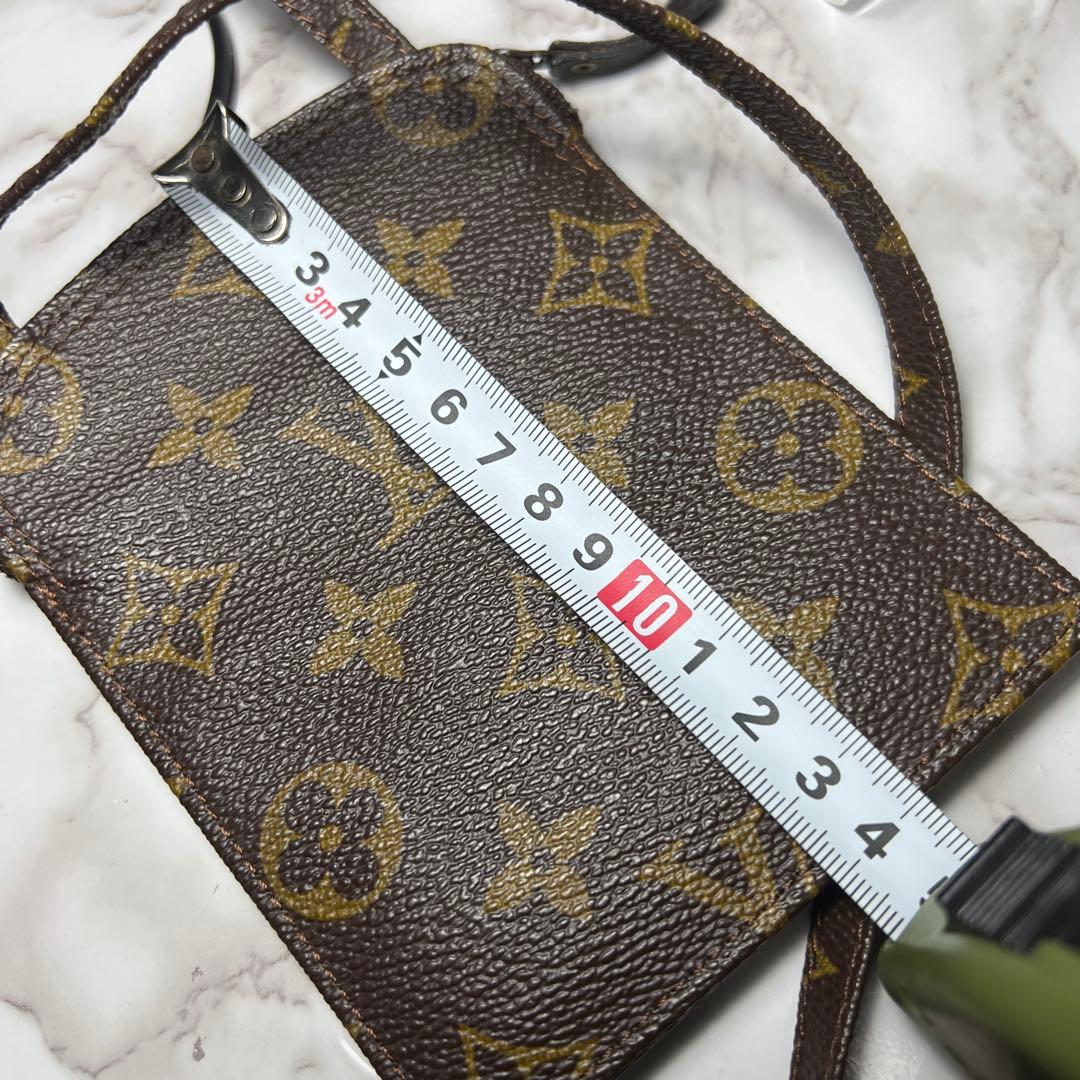 美品　ルイヴィトン　ポシェット　セクレ　ショルダー　モノグラム