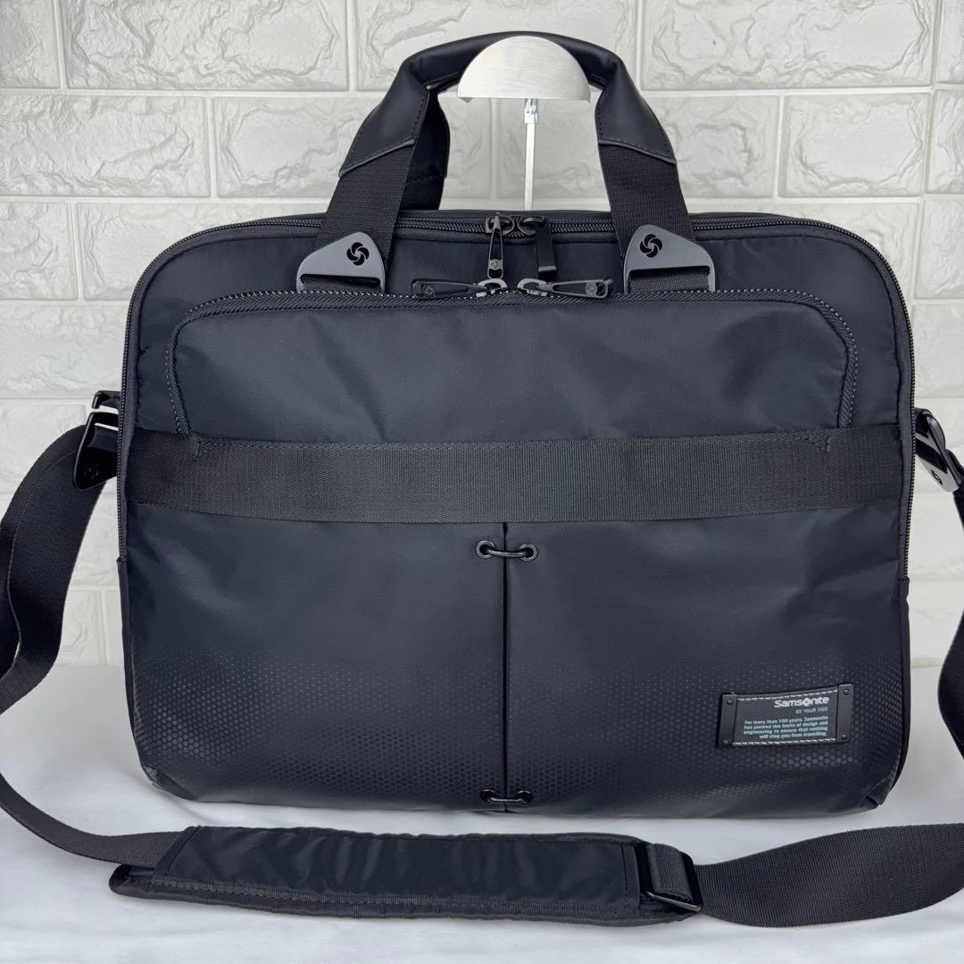 ✨極美品✨ サムソナイト 2way ビジネスバッグ ブラック