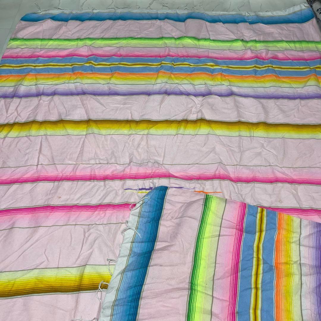 アート　マルチカバー　ソファーカバー　ヴィンテージラグ　233x148