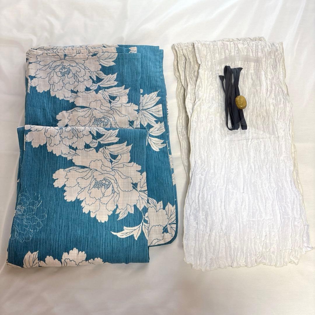 【ゆかた館グレース】浴衣+帯+帯飾り