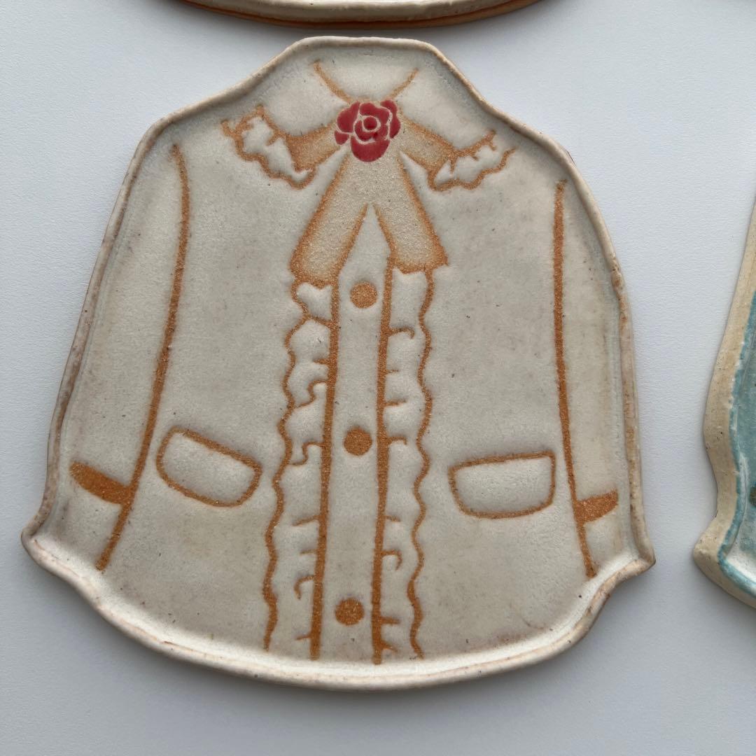 木村涼子　さん　洋服プレート　箸置き