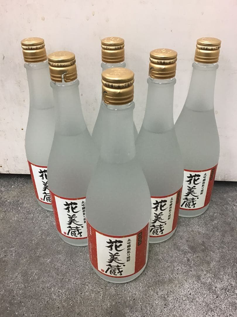 【岐阜・白扇酒造】 大吟醸粕取り焼酎　花美蔵　 ７２０MＬ　６本セット