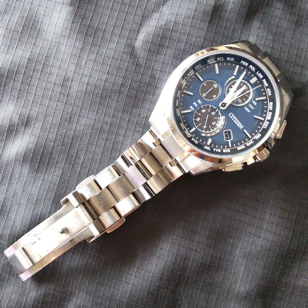 シチズン　AT8040-57L アテッサ エコドライブ 電波 チタン