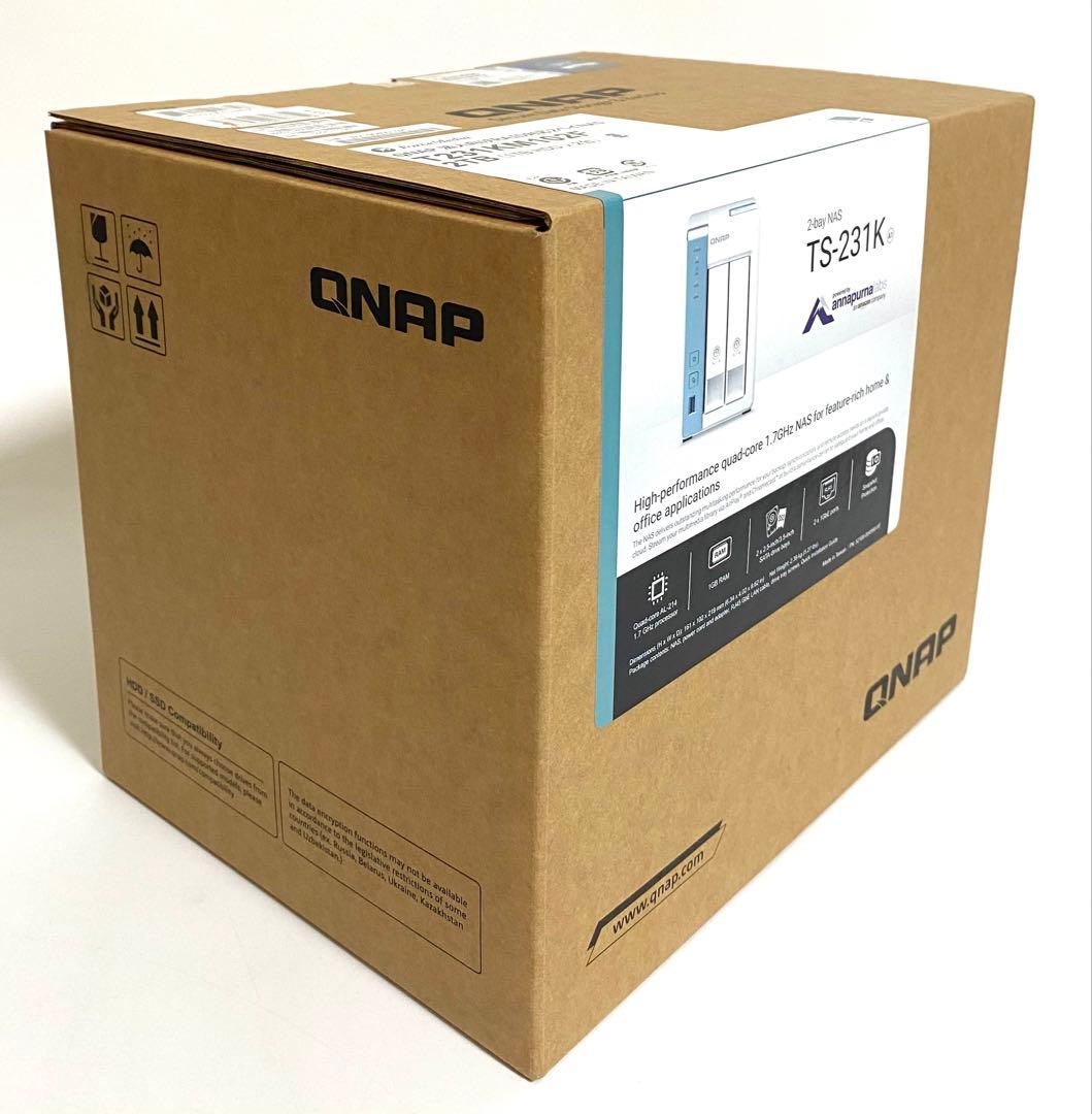 QNAP TS-231K 2TB搭載Eモデル T231KM102 HDD NAS
