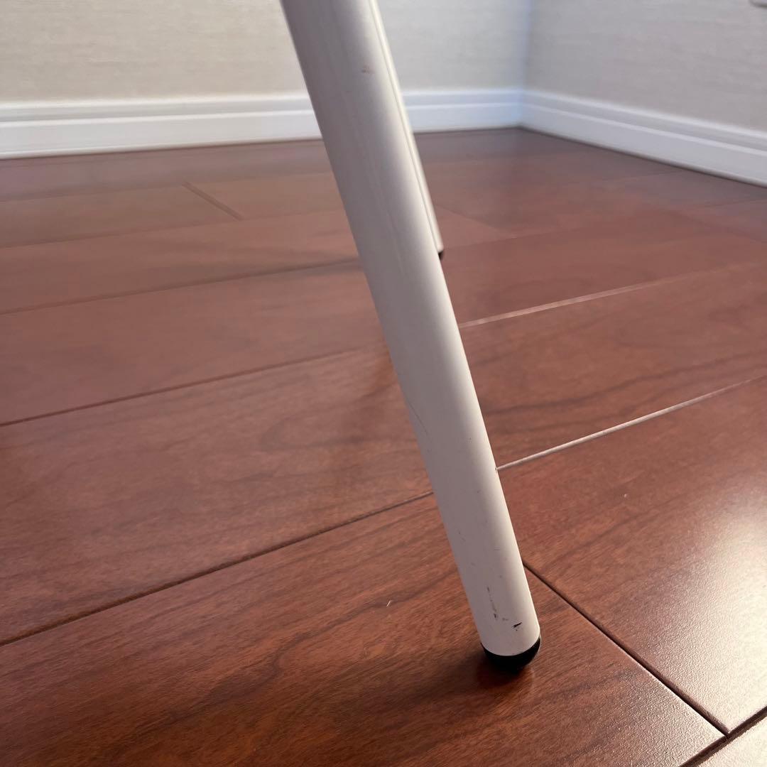 北欧 木目が美しい ホワイトフレーム チェア