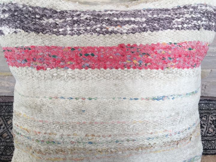 ビンテージラグ　トルコラグ　オールドキリム　クッションカバー40×40