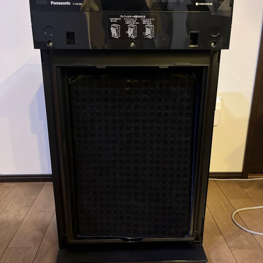Panasonic F-VXU90 2021年製 加湿空気清浄器 木目調