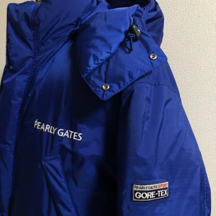 パーリーゲイツ◆ゴアテックス ダウンジャケット ブルー Lサイズ