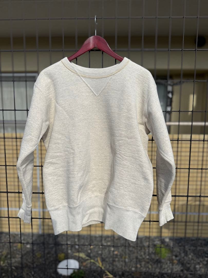ボンクラ　両Vトレーナー オートミールサイズ36