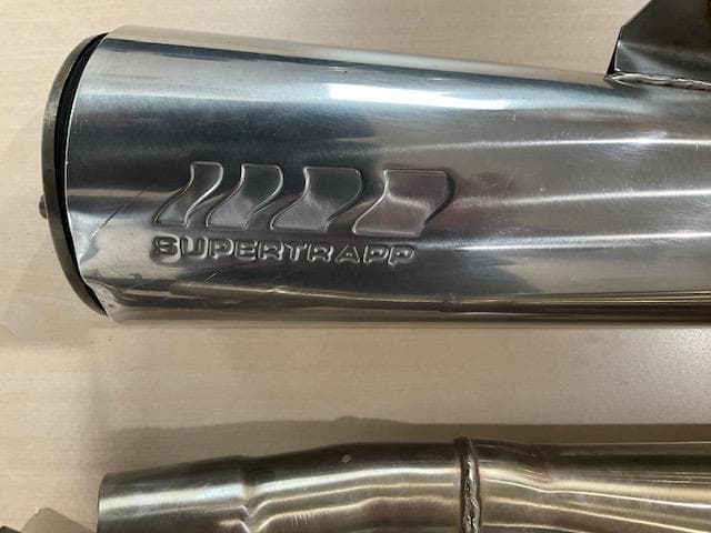 SUPERTRAPP ステンレス マフラー 2本セット