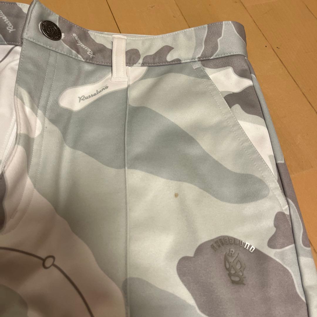 ラッセルノ 裏起毛 迷彩 パンツ サイズ5 総柄