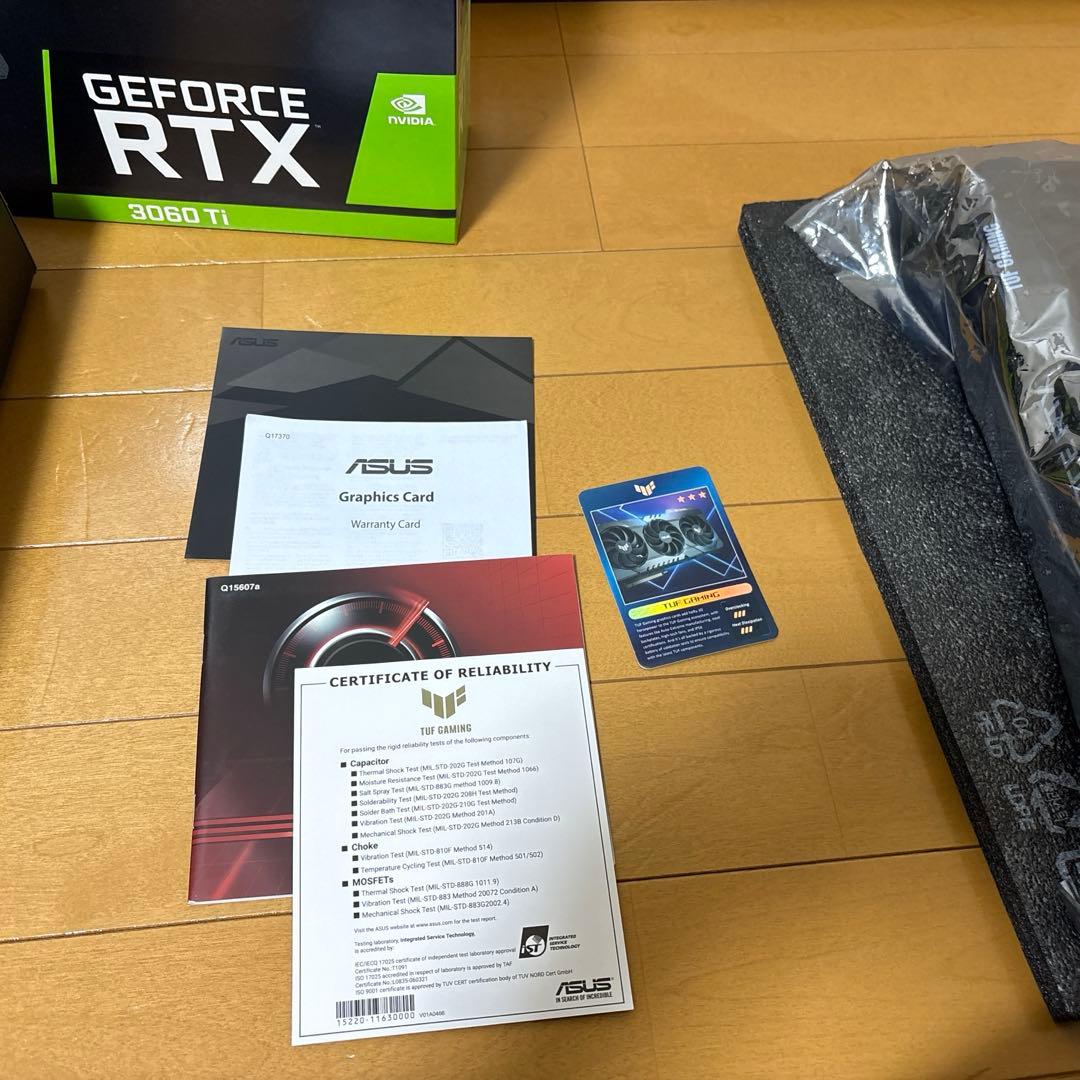 グラフィックボード・グラボ・ビデオカード TUF RTX3060TI