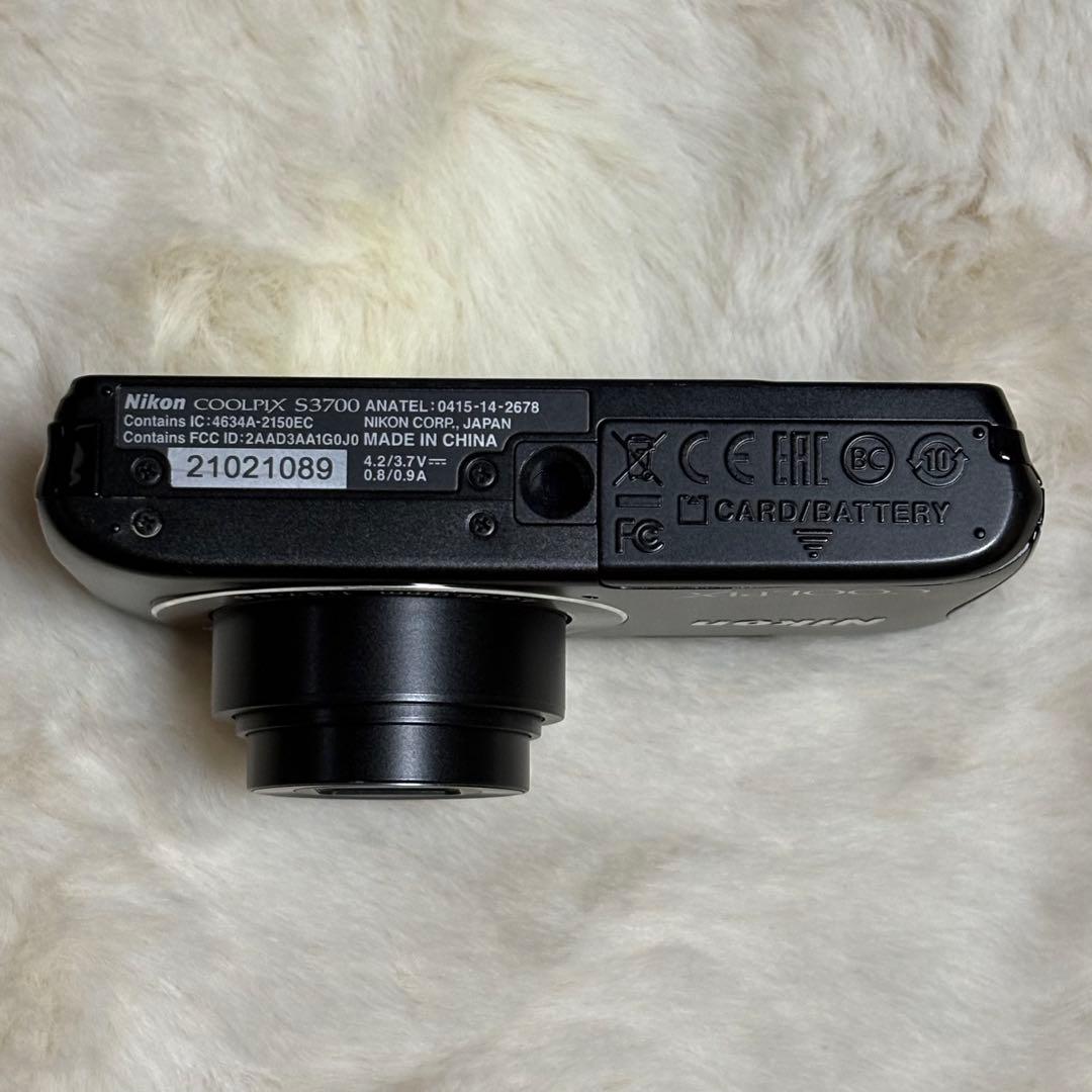 ⭐️Nikon⭐️ COOLPIX デジタルカメラ S3700 ブラック