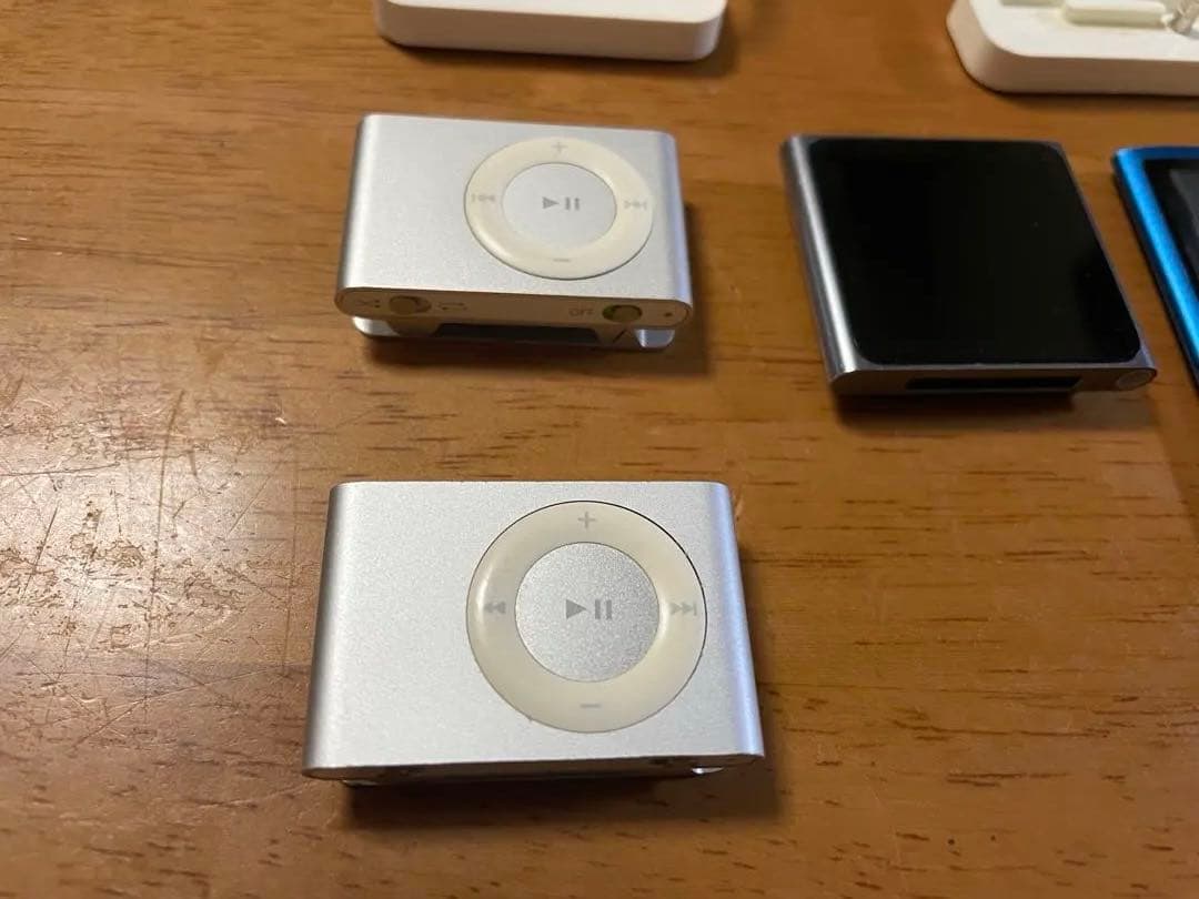 ジャンク品　Apple iPod shuffle & nano 7点セット
