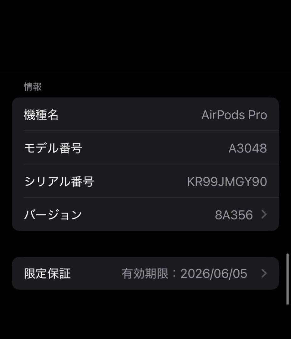 【極美品】AirPods Pro 第2世代 + ケース