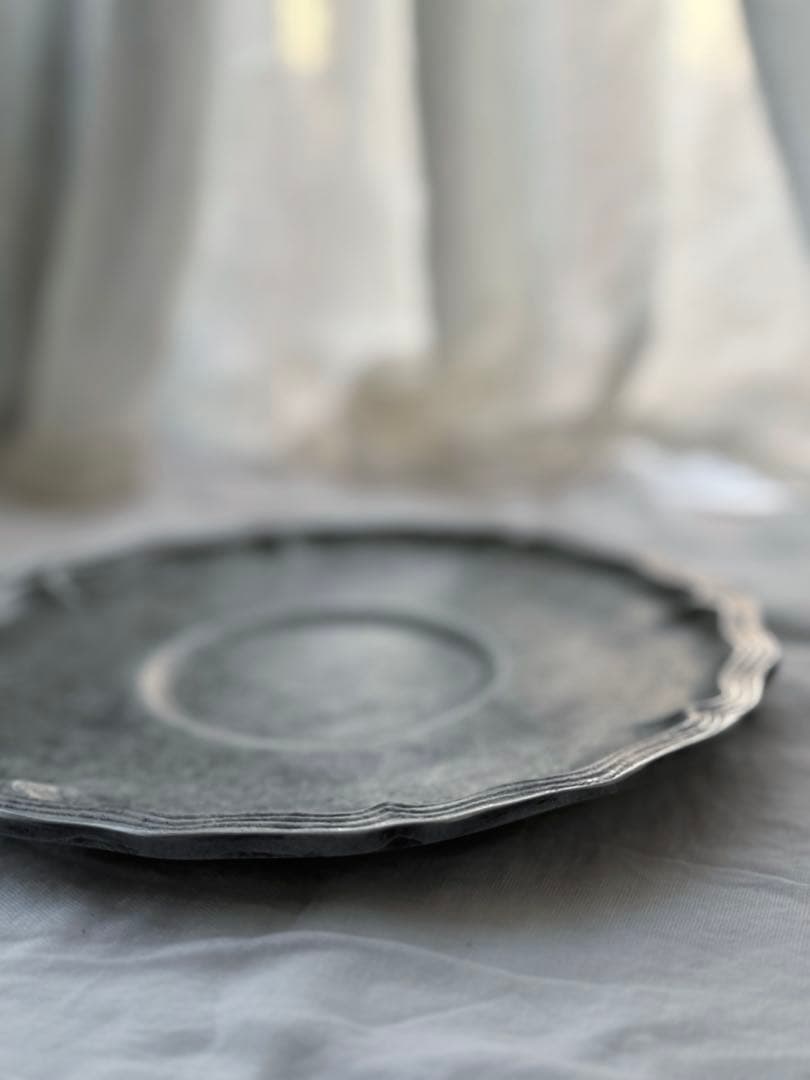 入手困難　co+fe コフェ　花リム　プレート　アスティエ　ハグオーワー雅姫　皿