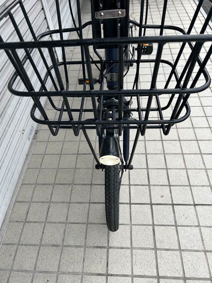 パナソニック電動アシスト 20インチ バッテリー8Ah 充電器あり 鍵2個付き