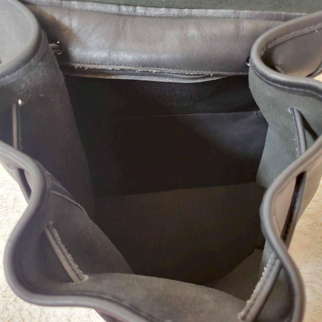 オールドコーチ リュック 巾着 肩掛け 希少 レア ターンロック ゴールド金具