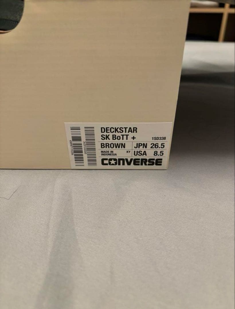 CONVERSE DECKSTAR SK BOTT+ ブラウン 26.5