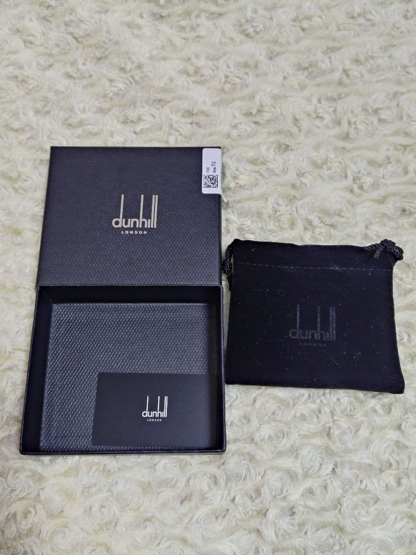 新品　DUNHILL ロゴ レザー キーホルダー イタリア製