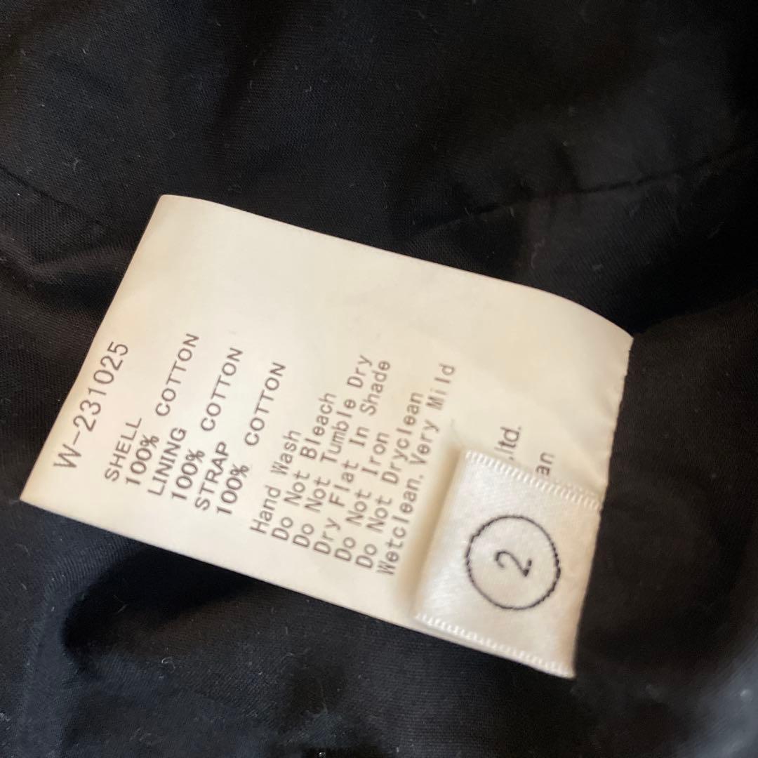 KIJIMA TAKAYUKI DENIM BUCKET ハット 黒