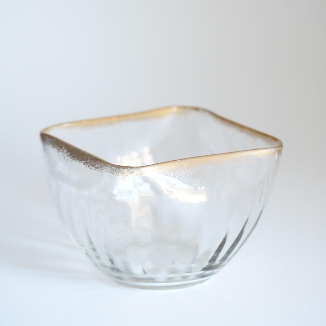 専用ページ　モーゼル 金彩 鉢 向付 6客セット GT10 / 角鉢 うつわ