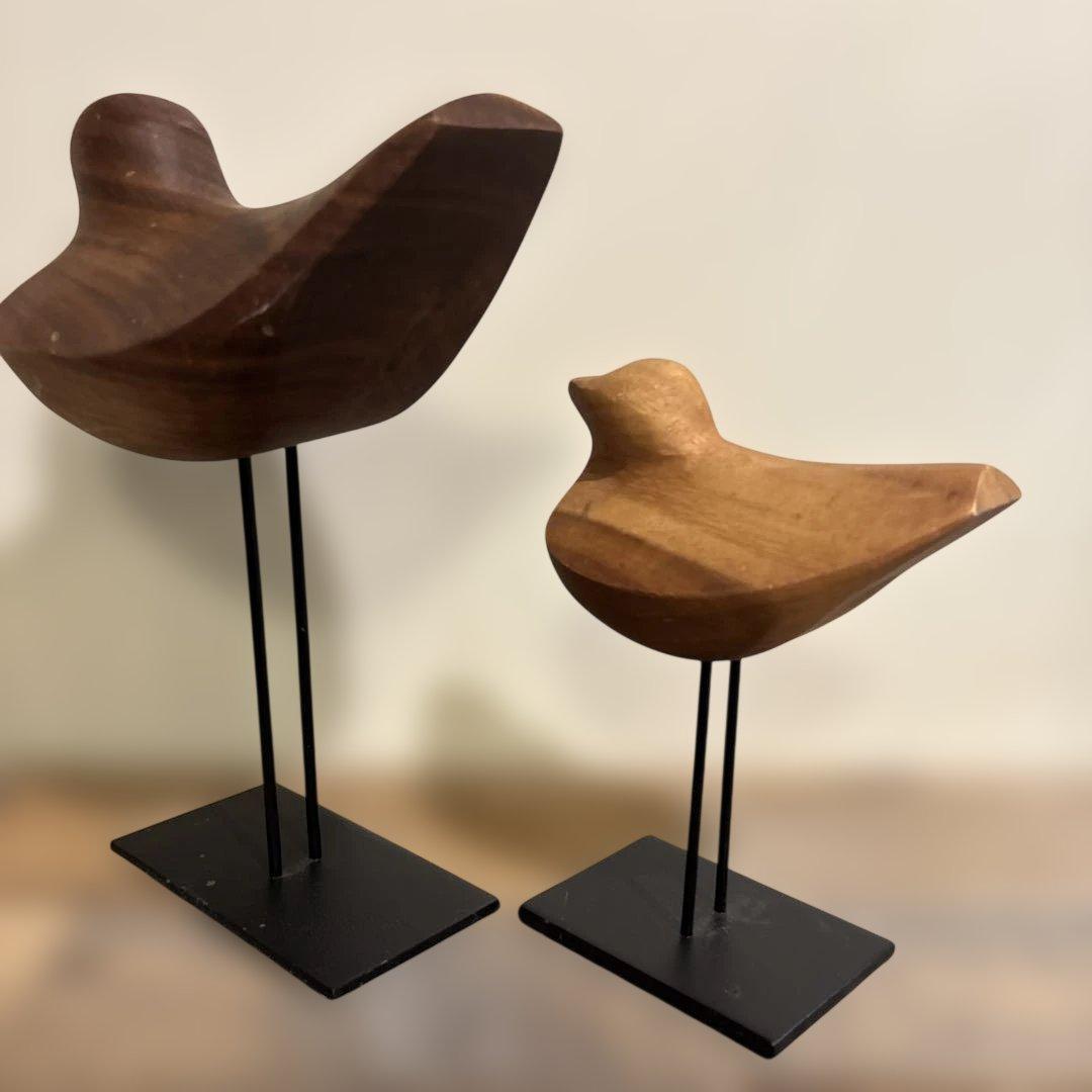 アクタス バードオブジェ（大・小セット）