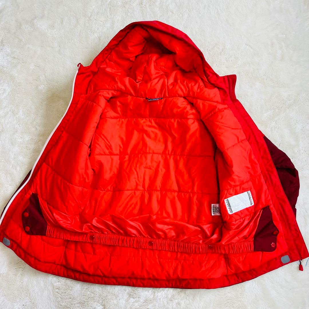 【美品✨】モンベル　mont-bell スキーウェア上下セット120 110 赤