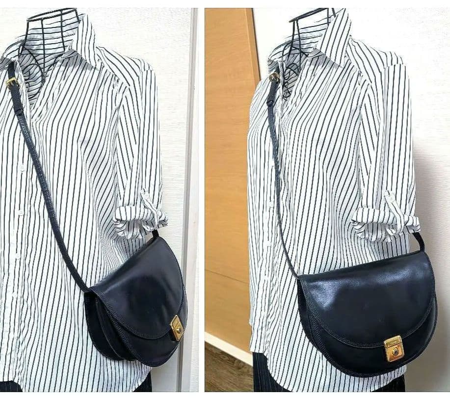 ♥まこ♥美品♥ ロエベ ショルダー アナグラム レザー OLD LOEWE