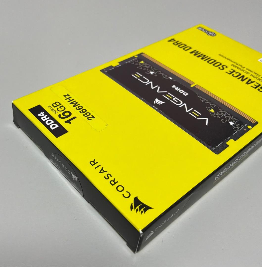 【新品・未開封】CORSAIR DDR4-2666 SODIMM 8Gx2