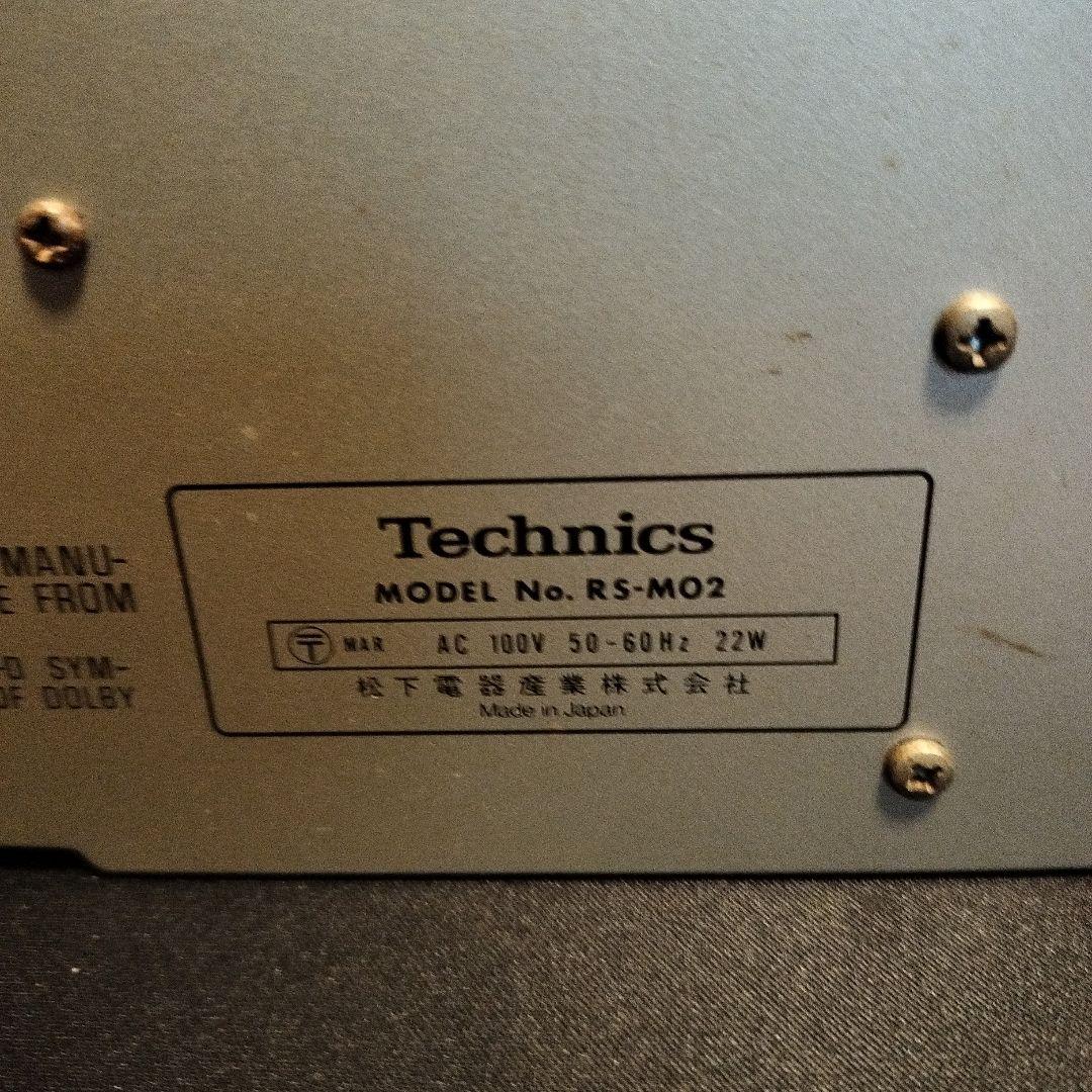 【ジャンク】テクニクス（Technics）M02 カセットデッキ