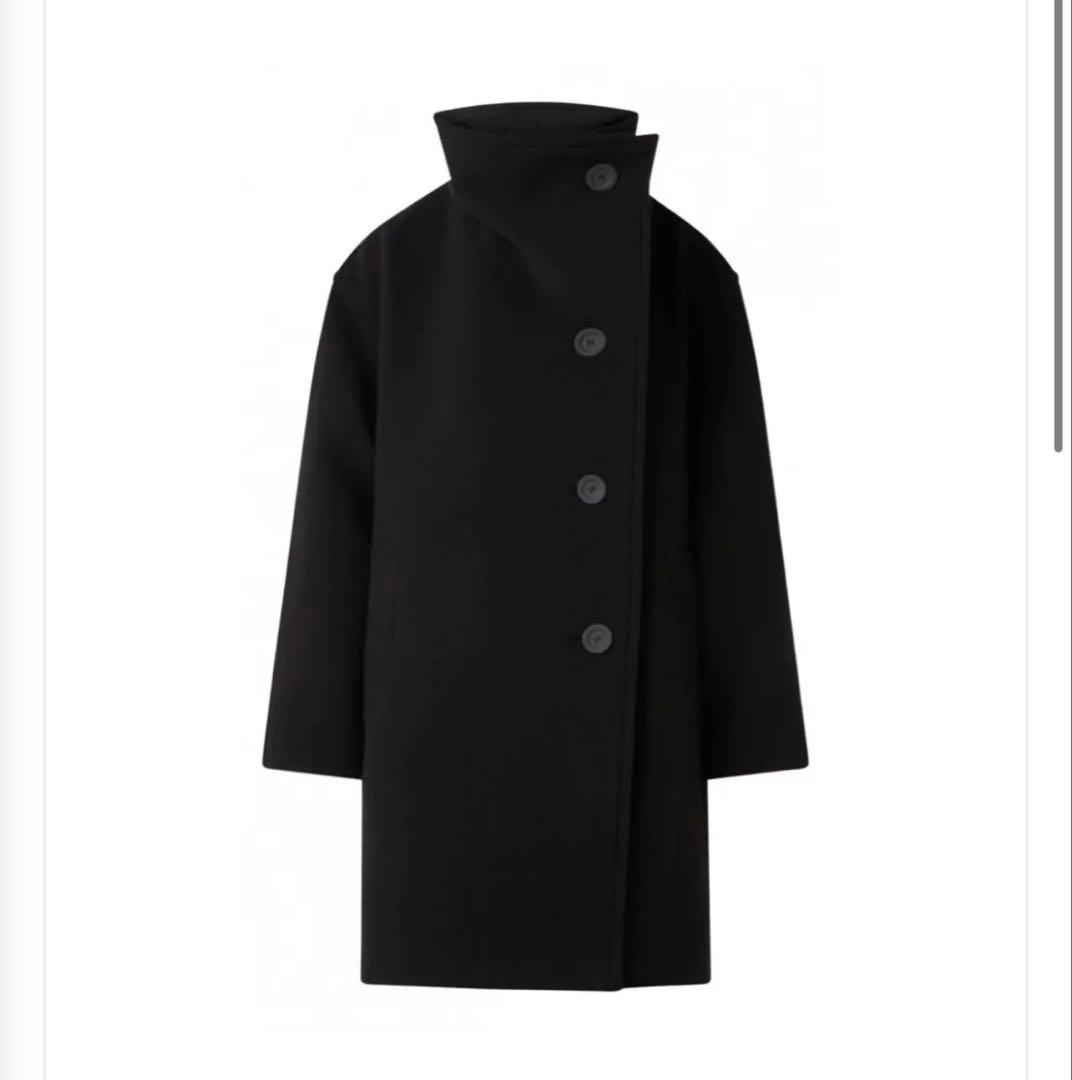 Acne Studios 23AW ファネルネックコート　オーバーサイズ アクネ