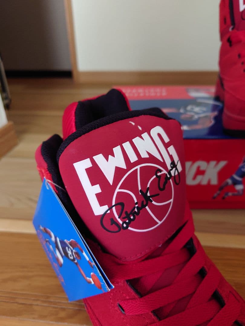 新品未使用 PATRICK EWING ユーイングアスレチックス レッド