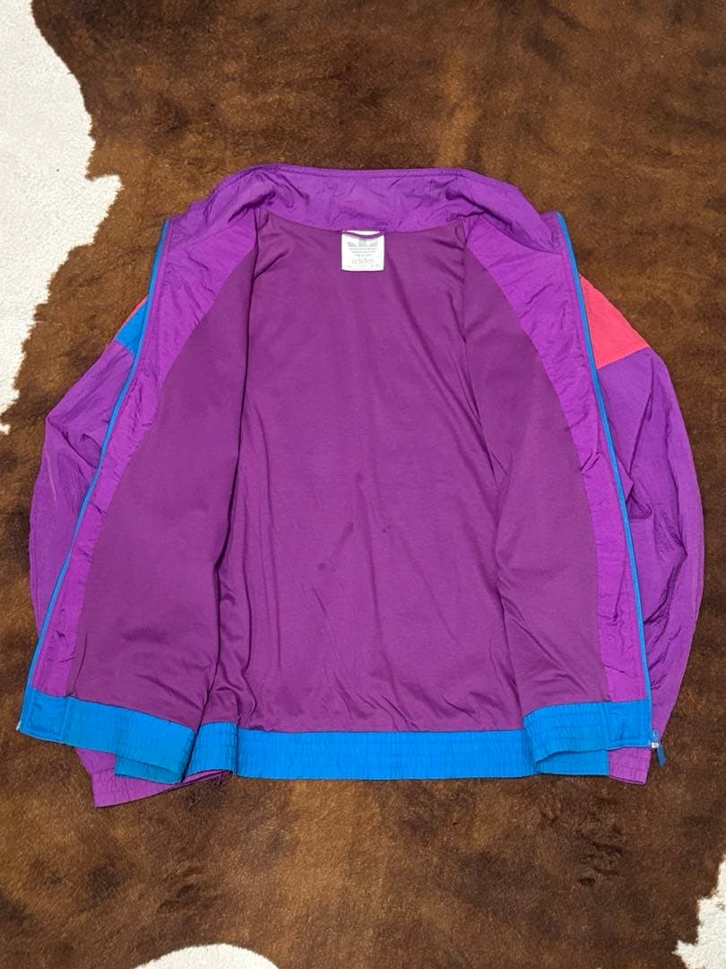 美品 old adidas 銀タグ 80s vintage ナイロンジャケット