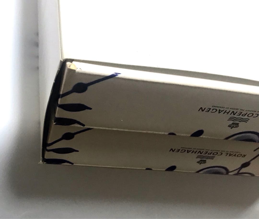 ロイヤルコペンハーゲン　ブルーフルーテッド　プレート２枚セット