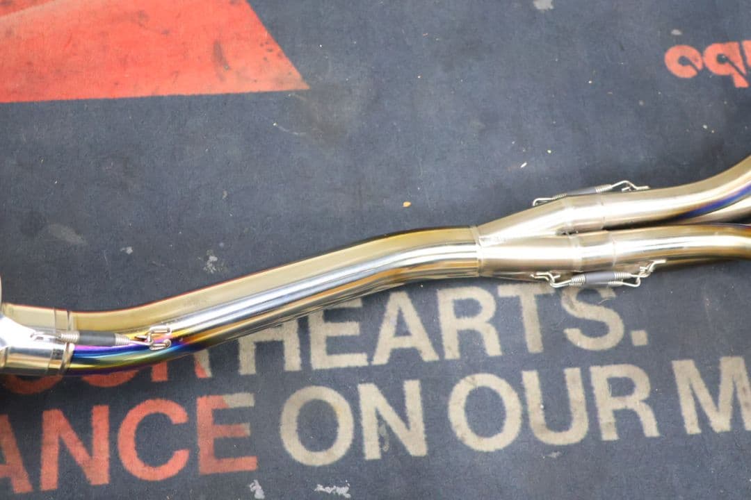 ZRX400 ZRX2 ストライカー　フルチタン手曲げマフラー