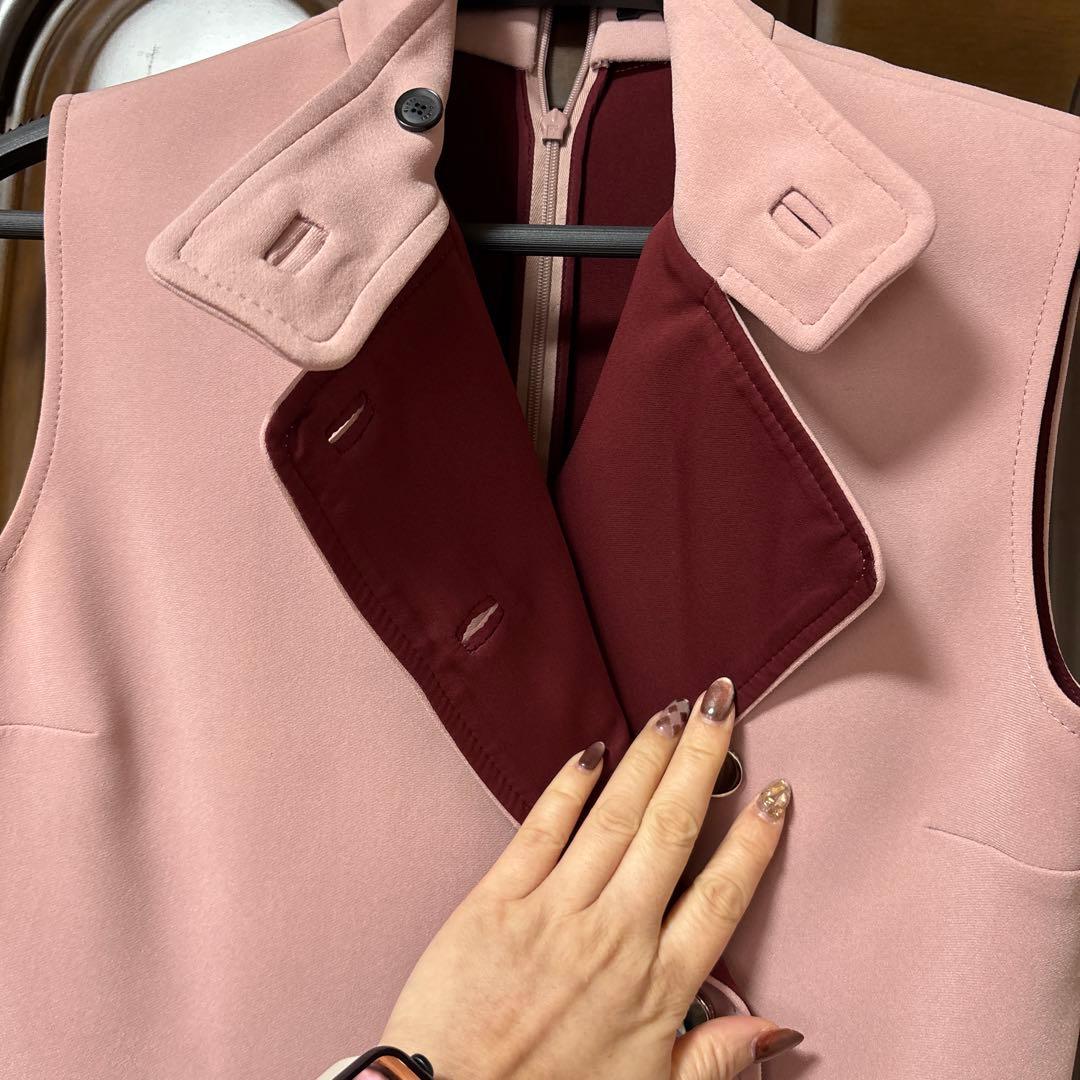 Picasso様尃用GUCCI ノースリーブワンピース 40 ピンク