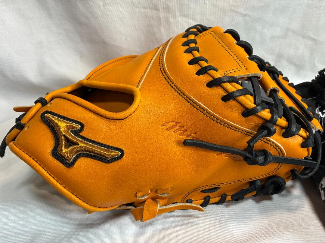 h*9様 未使用品 ミズノプロ/Mizuno Pro 中日木下型 軟式 キャッチ