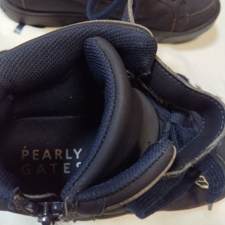 ⭐お買い得２点⭐美品⭐⭐パーリーゲイツ⭐⭐ハイカットシューズ⭐濃紺⭐24.5⭐