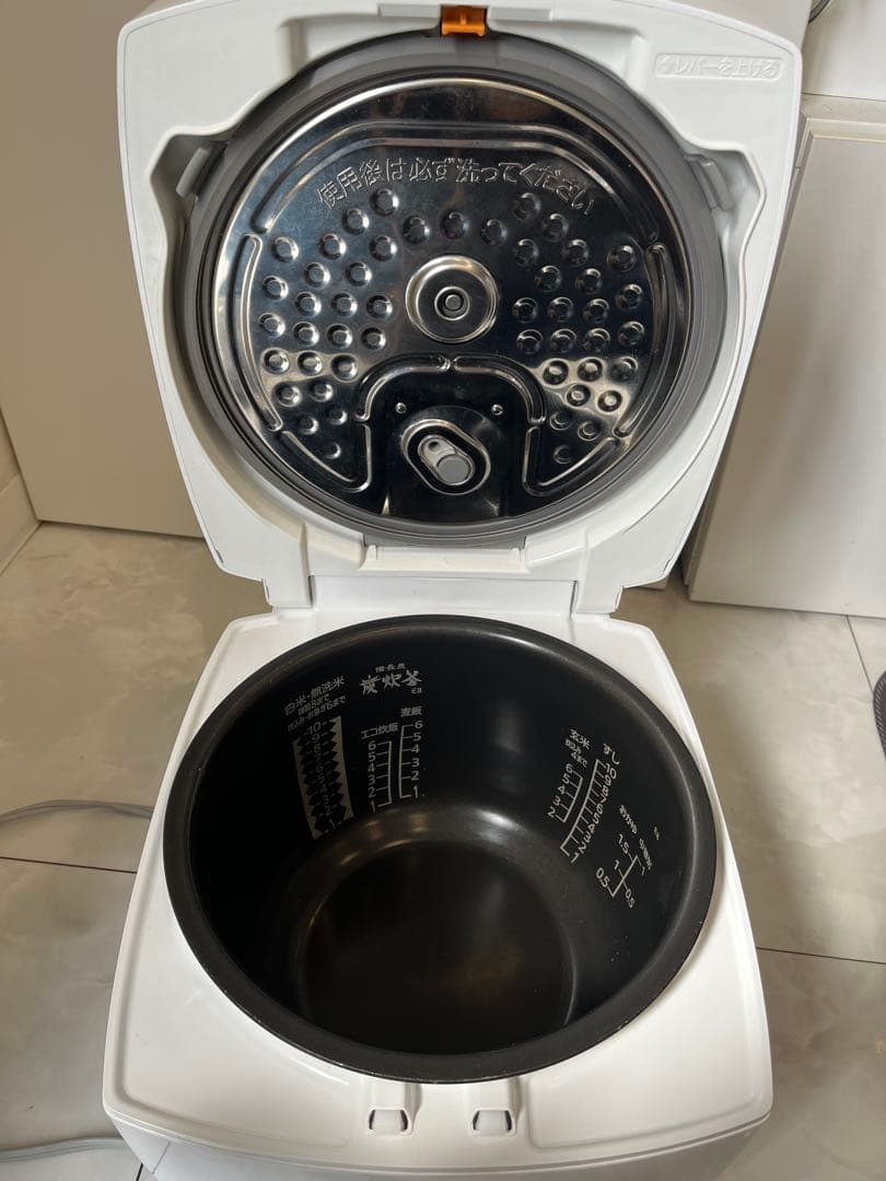 三菱　IHジャー炊飯器　10合炊き　備長炭　炭炊釜