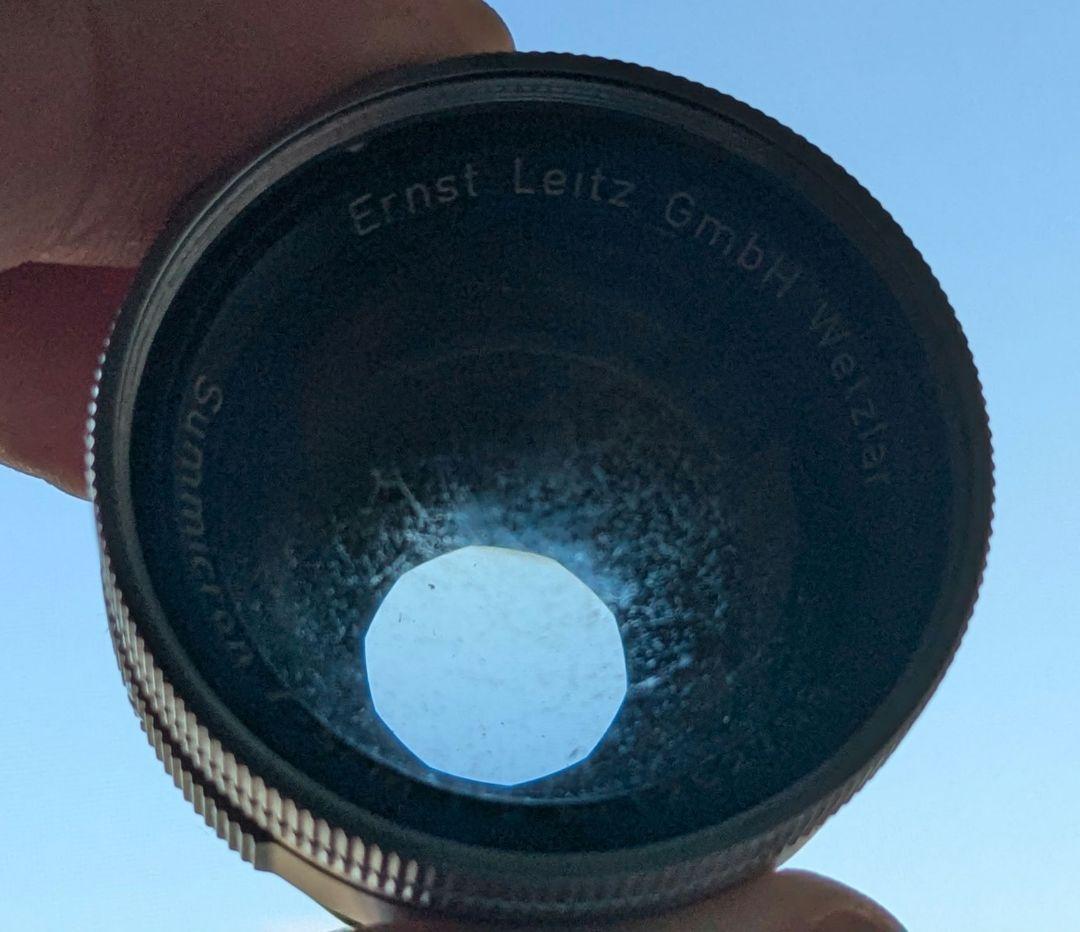 d*9様 Ernst Leitz Summicron 50mm f/2 レンズ