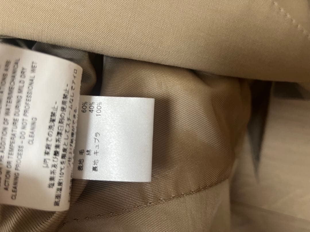 デペトリロ ダブルスーツ ウール×コットン ベージュ系 春夏