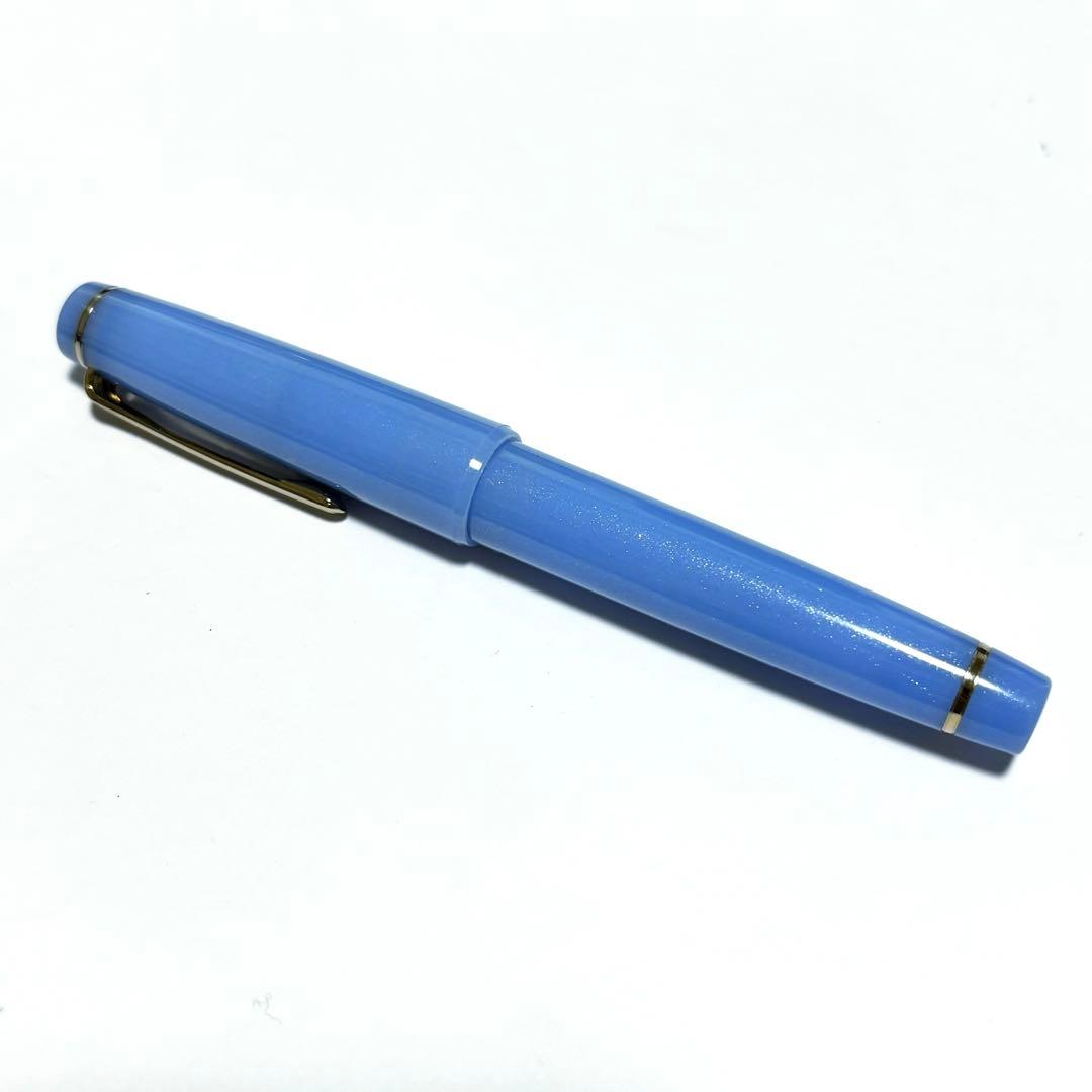 TAG STATIONERY 京の音｜薄瑠璃万年筆F 21金