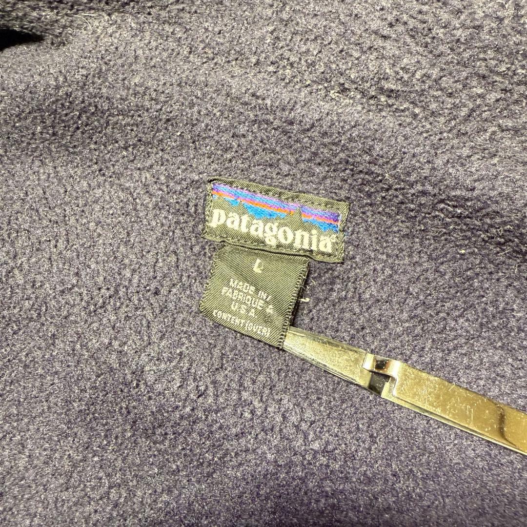 ゆ*様 PATAGONIA ジャケット L 雪なしタグ ネイビーブルー 中古