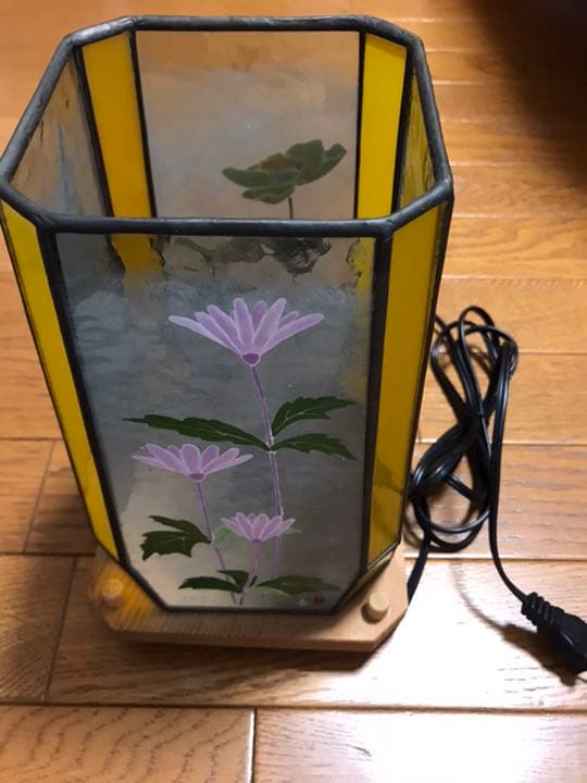 ☆最終値下げ☆ステンドグラスランプ　照明　豊本善隆先生作品定価48万円