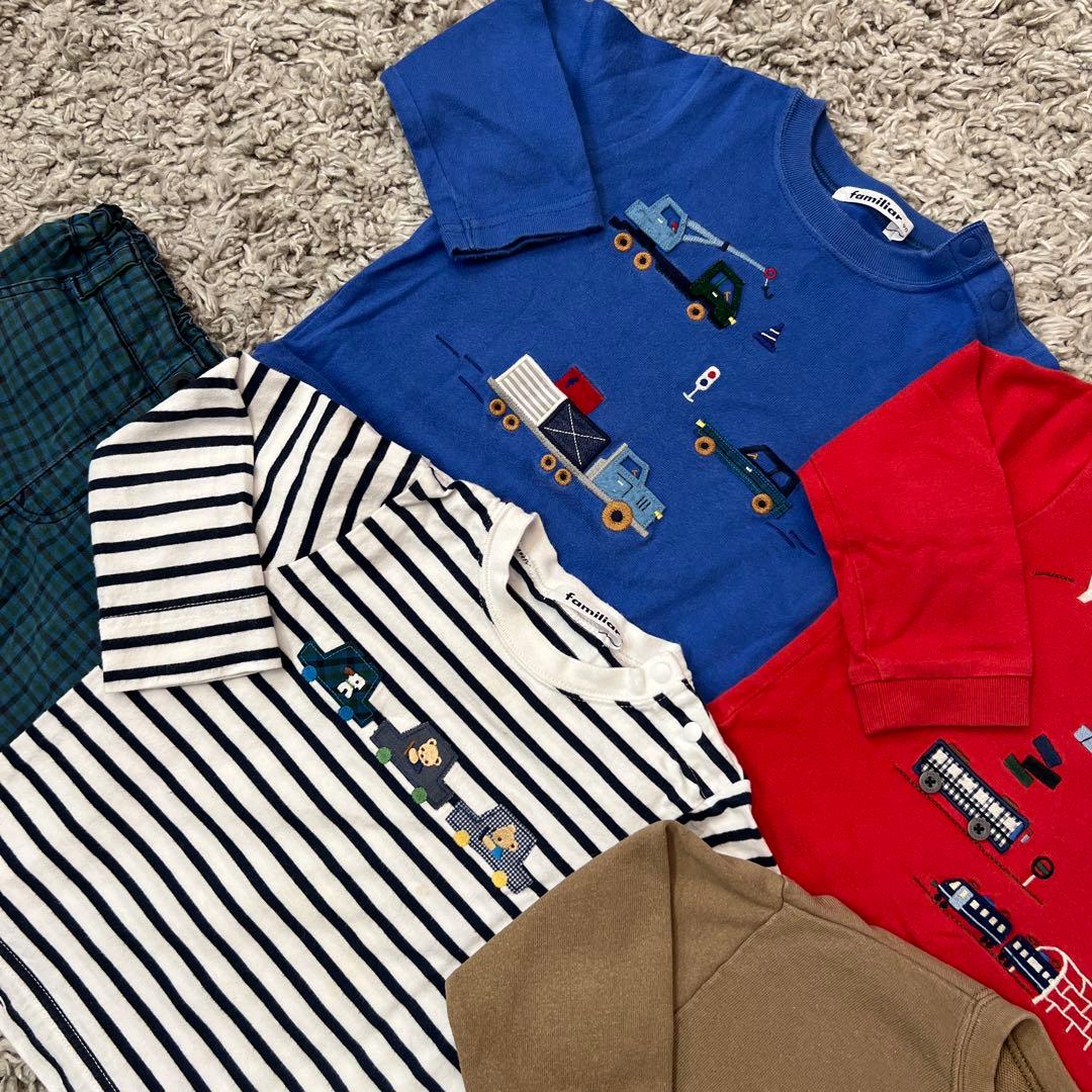 familiar 90cm お着替え5点セット