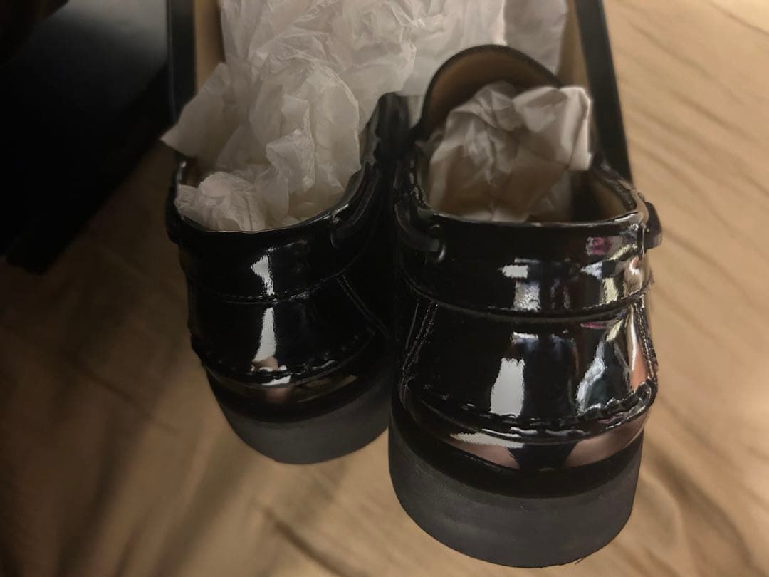 パラブーツ　ビームス別注　エナメルローファー